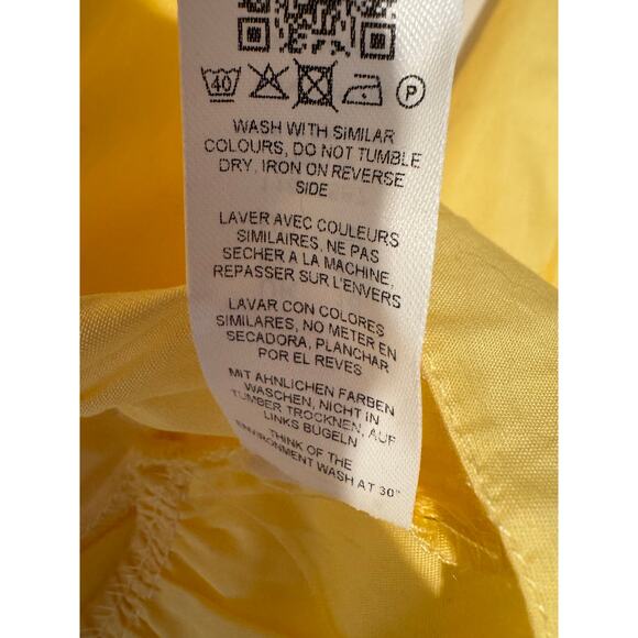 ASOS Light Yellow Ruffle Mini Dress - Picture 8 of 8